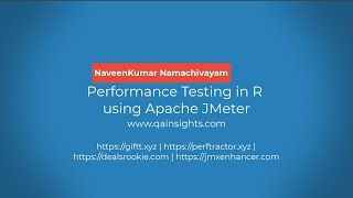 Performance Testing in R using Apache JMeter