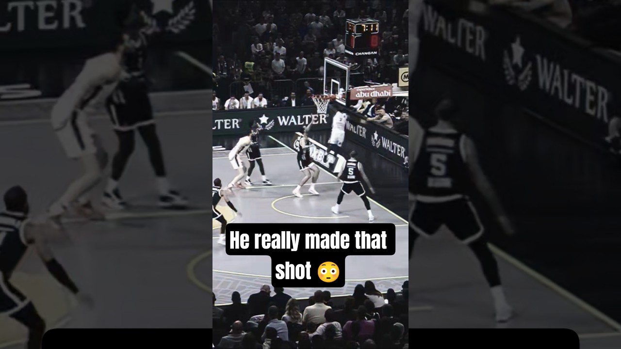 He really made that shot 😳 