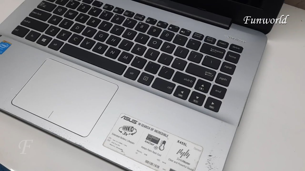 How to Remove Hard Drive from Asus X455L Laptop - YouTube