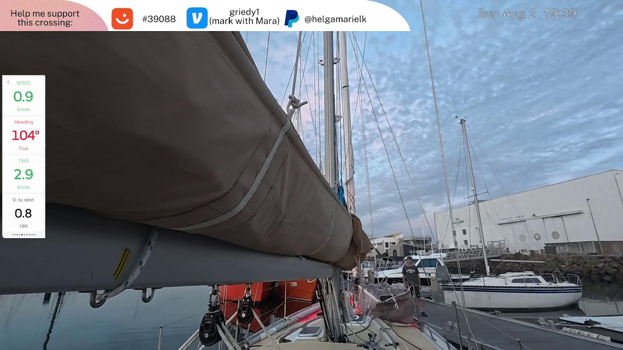 ⁣24/7 LIVE - Mara Sailing ALONE to France - 5 weeks until race start