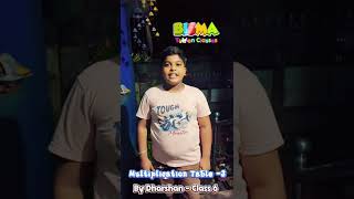 📚 Multiplication Table of 3 | By Dharshan | Class 6 ✨#multiplicationtable #maths #class6 #learning