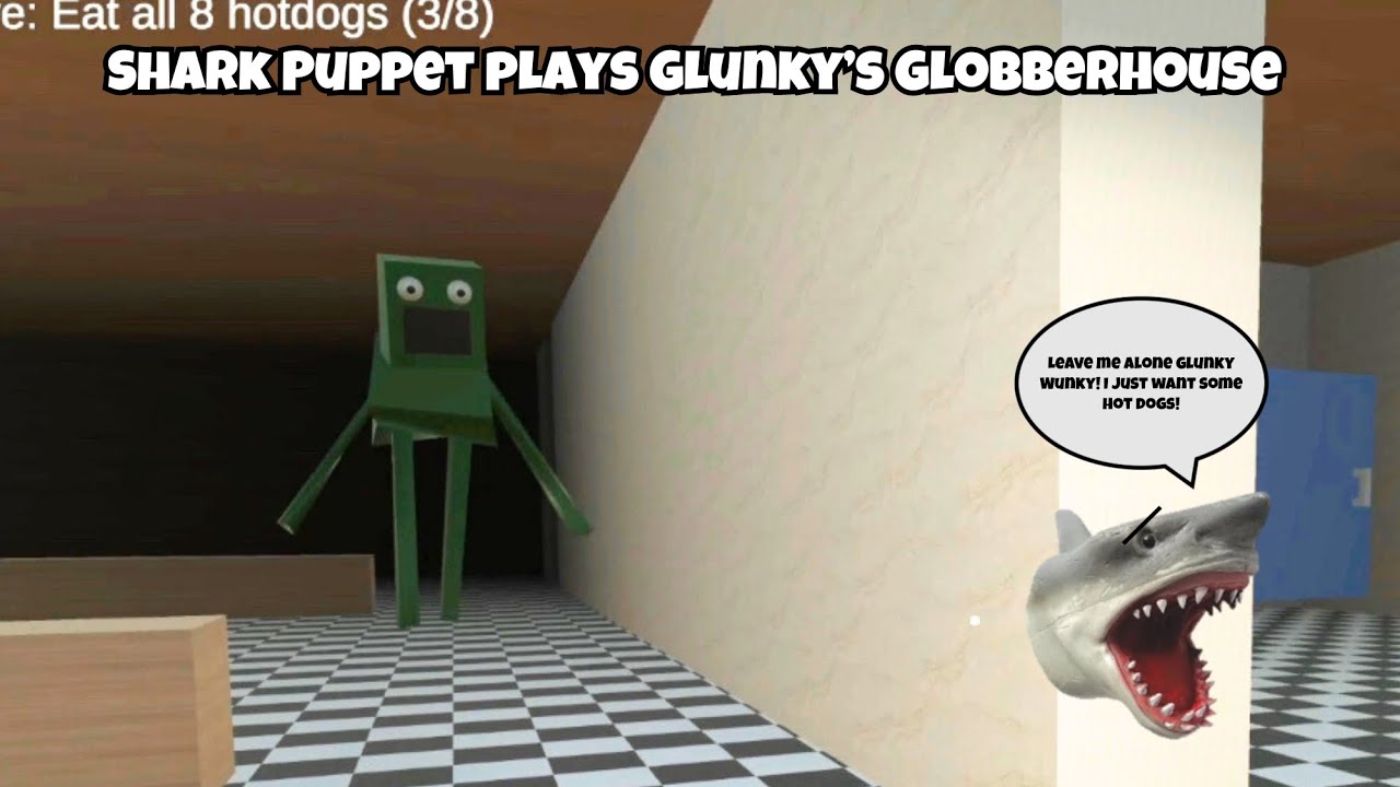 SB Movie: Shark Puppet играет в Globberhouse Гланки!