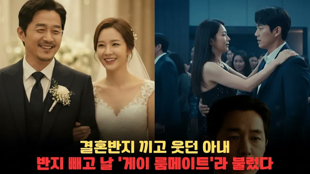 결혼반지 빼고 남자 동료 품에 안긴 아내, 저를 ‘게이 룸메이트’라고 했습니다