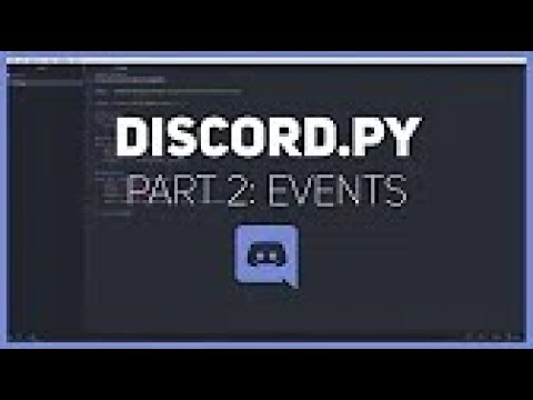 How to make a discord bot in python (Part 2: Events + Command)