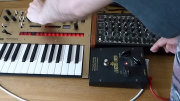 MFB Tanzbar, Korg Monologue & EHX Big Muff (Russian)