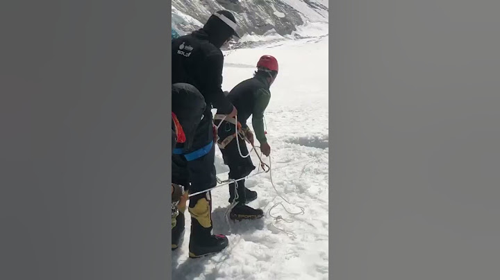 Live accident in Mount Everest 2019