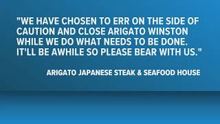 Arigato closing WInston-Salem location for repairs after ceiling collapse