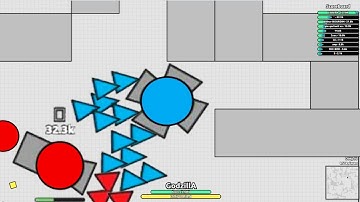 Overlord Tank In Maze Game Mode!! DIEP.IO
