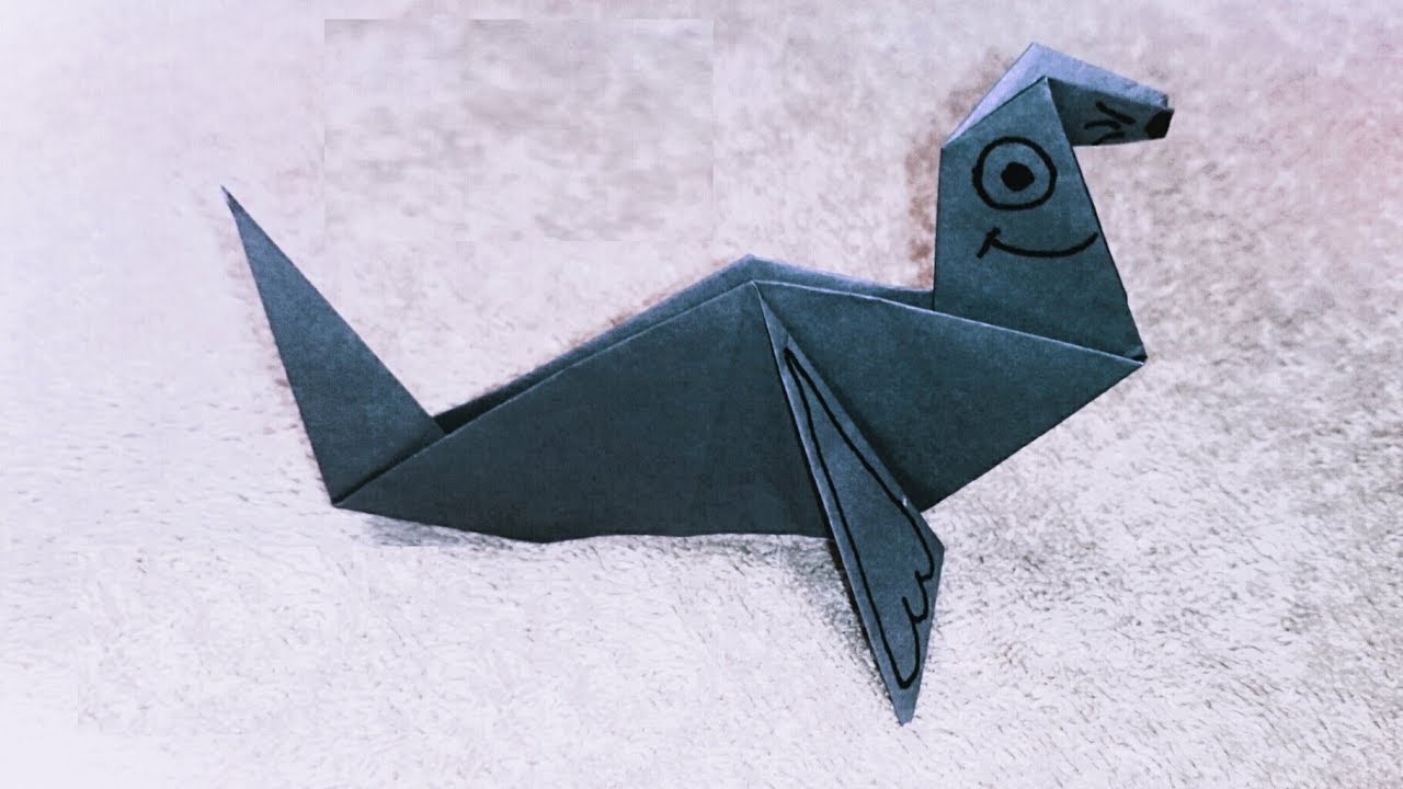 Cara Membuat Origami Anjing Laut Youtube