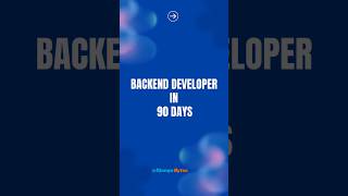 How to become a backend developer in 90 Days #backenddeveloper #backend #development #coding #learn