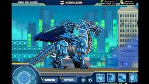 Robot Ice Dragon Exercise - Game Show - Game Play - 2015 - HD