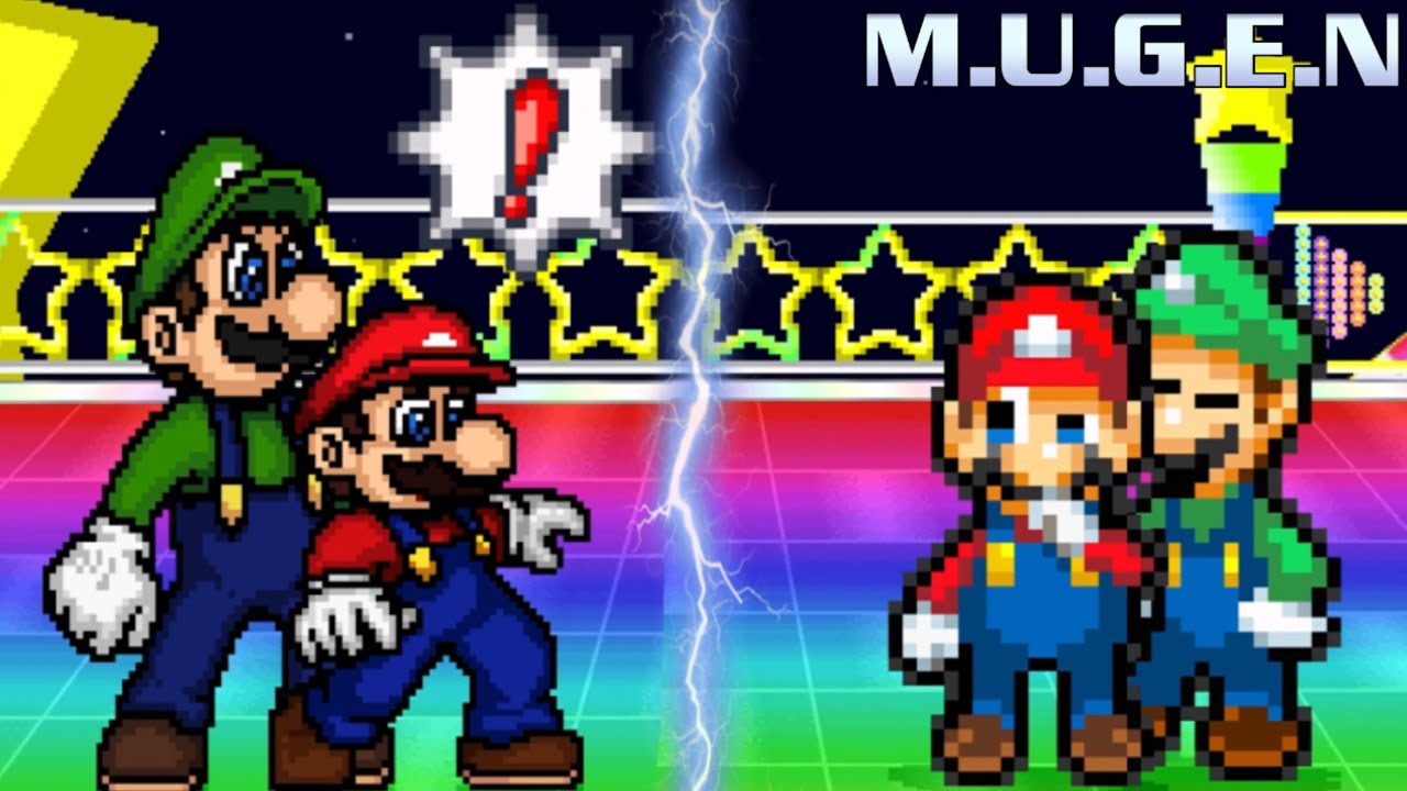 Team Mario by Poyochan VS Team Super Better Mario by DS12! (Mugen)