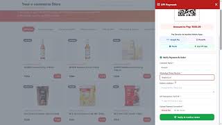 Free E-Commerce Grocery Store Design Preview | Instant Search, Direct UPI & WhatsApp Receipts screenshot 1