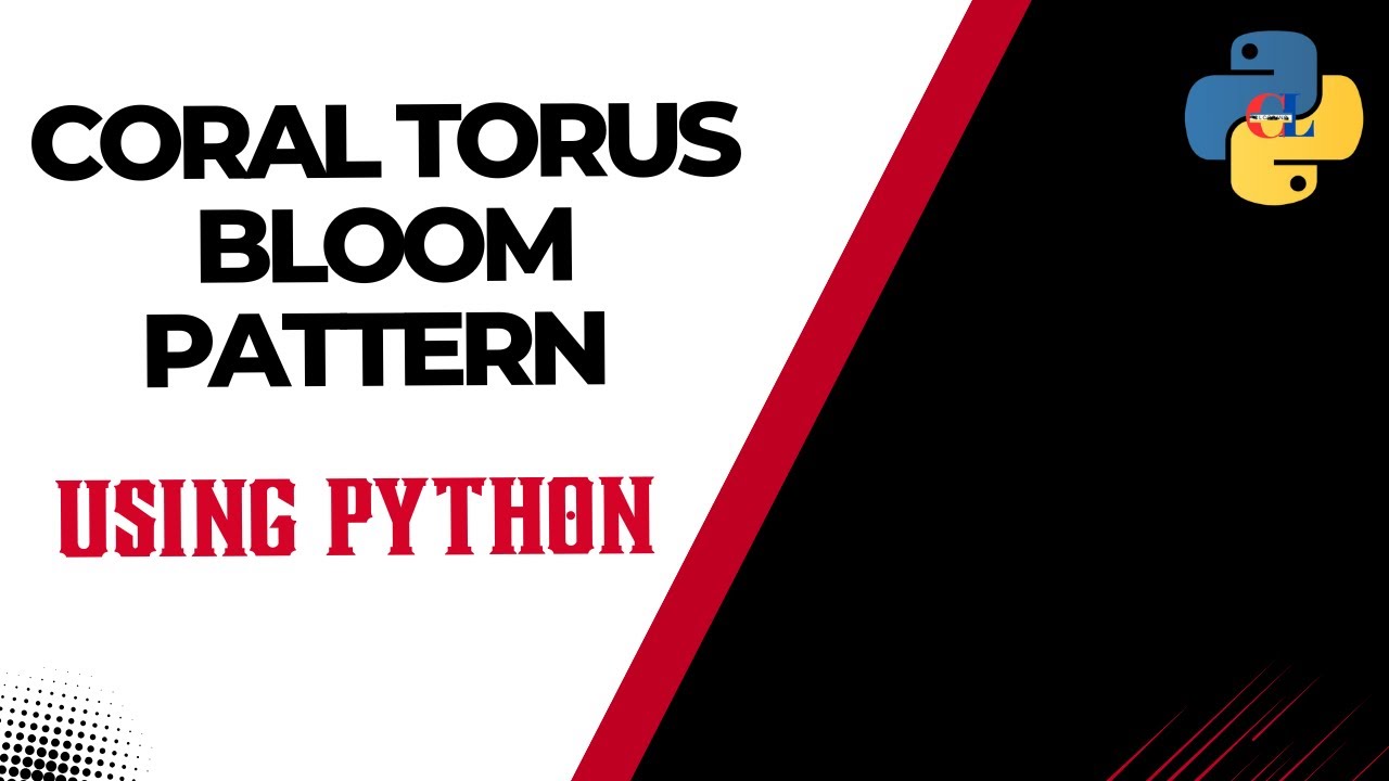 Coral Torus Bloom Pattern using Python - YouTube