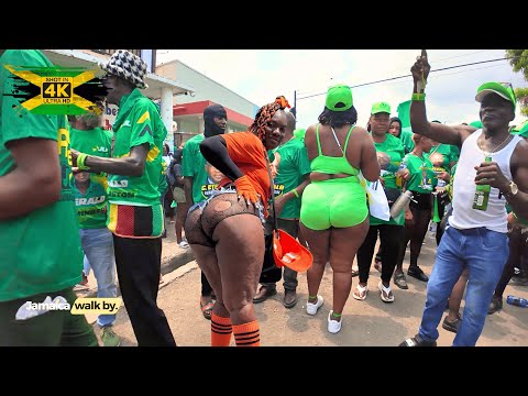 ✓🔥 PNP vs JLP Face Off 🇯🇲 Nomination Day Madness in Old Harbour Jamaica!