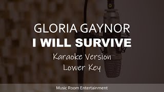 Gloria Gaynor - I Will Survive (Karaoke Songs With Lyrics - Lower Key)