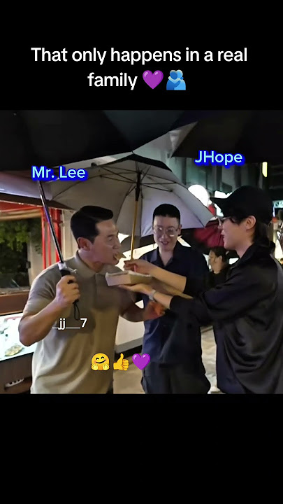 JHope and Mr. Lee eating together 💜 It's a family 💜 #bts