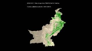 Pakistan's Natural Splendors: Exploring a Tapestry of Beauty (Satellite Timelaps, 2000 to 2023)