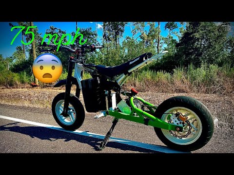 Surron swapped razor!! . Mini Ron - YouTube