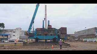 Proses Pemancangan Tiang Pancang dengan Hydraulic Jack In Pile