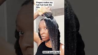 Growing natural hair requires consistency #hairtreatment #washday #prepoo