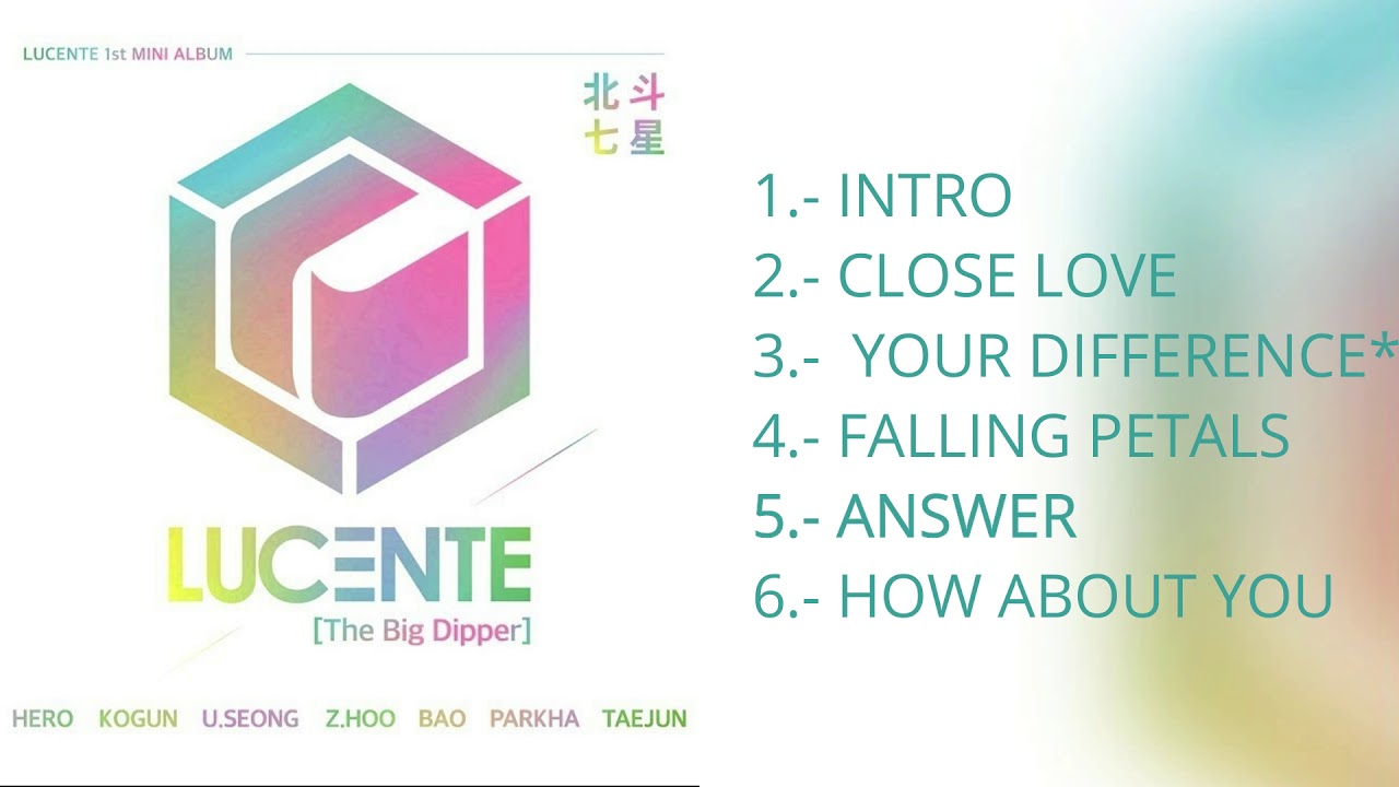 LUCENTE - THE BIG DIPPER [1ST MINI ALBUM]