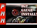 EGT Gauge Installation 1JZGTE MKIII Supra ProSport Exhaust Gas Temperature Gauge