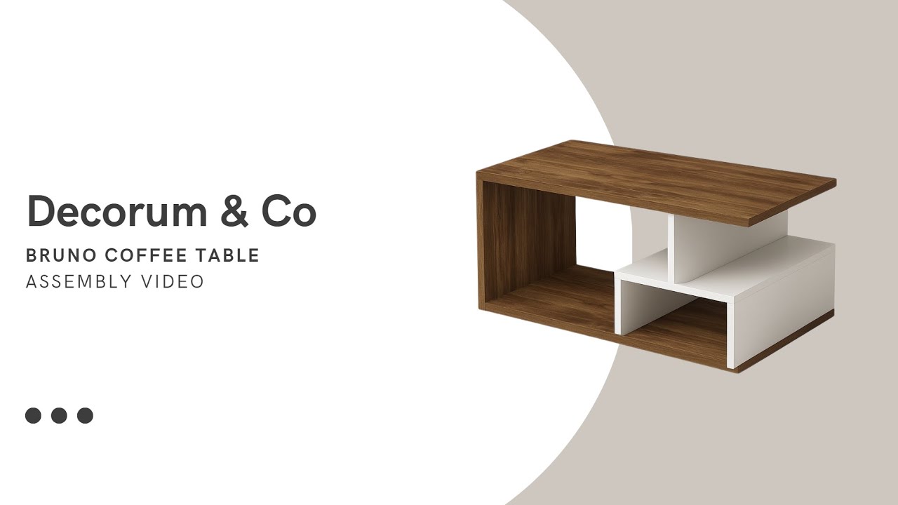 Decorum & Co - Bruno Coffee Table - Assembly Video