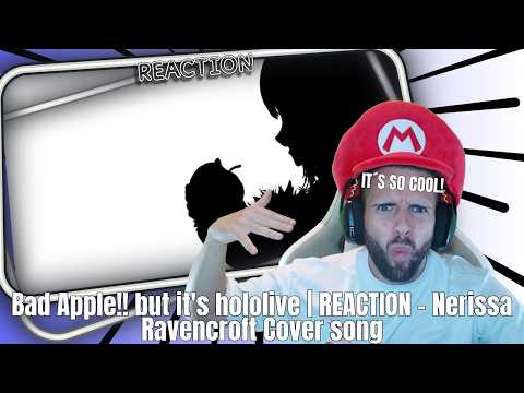 Bad Apple!! but it's hololive | REACTION - Nerissa Ravencroft Cover song Bad Apple - It´s so cool! 🔥