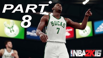 NBA 2K16 MyCareer Walkthrough Gameplay Part 8 - First NBA Game