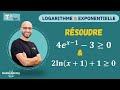 Inéquations avec LOGARITHME et EXPONENTIELLE - Term Spé