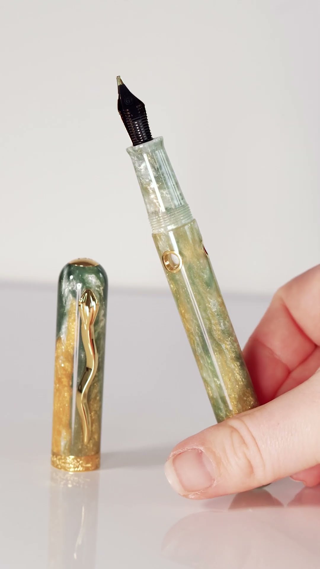 The Nahvalur Pen of the Year Fountain Pen 2025 Snake - YouTube