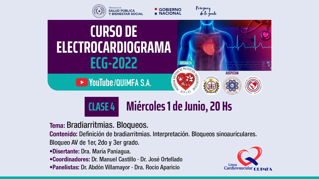 Curso de Electrocardiograma ECG2022 (Clase 4) YouTube