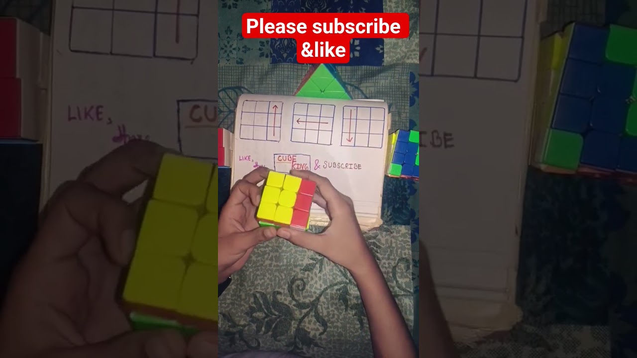 magical trick Rubik's cube