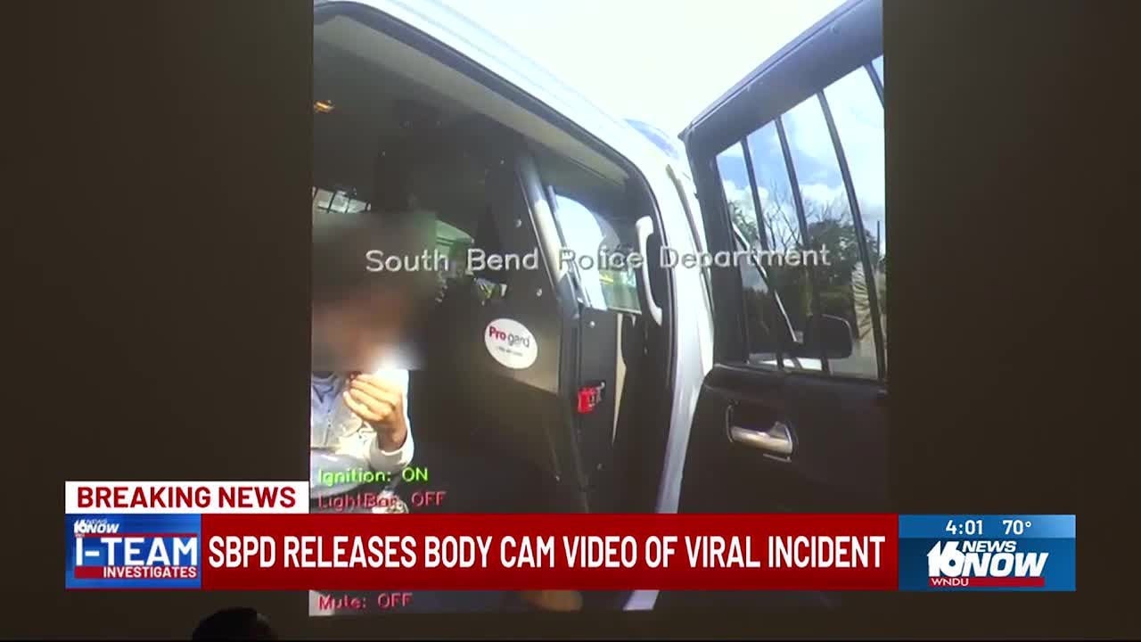 South Bend police chief speaks after bodycam video of officer detaining teenage girl released