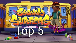 Subway Surfers Top 5 Melhores Remix