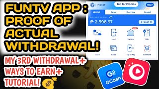 HOW TO EARN MONEY ON FUNTV?| ACTUAL WITHDRAWAL PROOF+WAYS TO EARN TUTORIALS screenshot 4