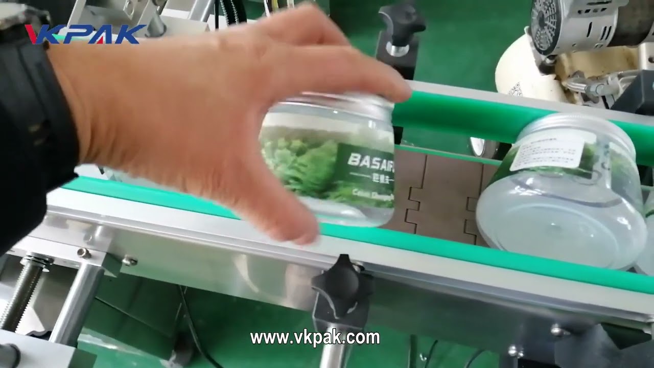 Tapered Label Applicator, Tapered Cosmetic Bottle Sticker Labeling Machine