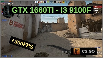 GTX 1660 TI - I3 9100F / CS:GO 1080p ultra