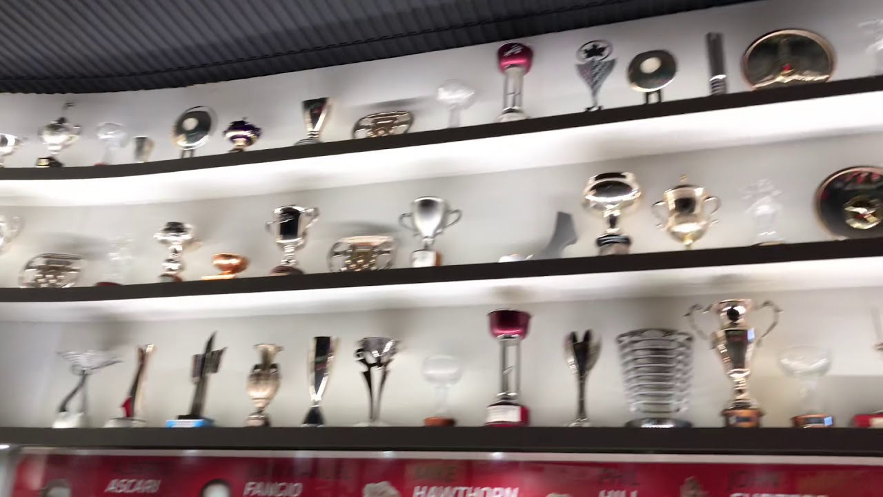 Ferrari F1 Trophies at Maranello 29.5.19