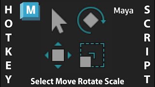 Multifunctional Select Move Rotate Scale Hotkey Scripts for Maya