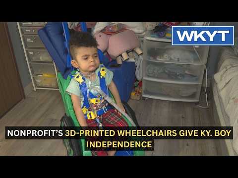 Nonprofit’s 3D-printed wheelchairs give Bath County boy independence