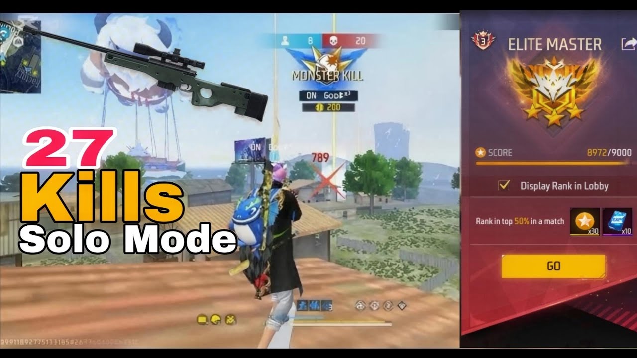 🚨Br-Rank solo🤔 mode highest kills set😲