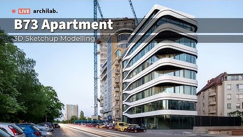 B73 Apartments in Sketchup-Enscape Render #sketchup #architecture