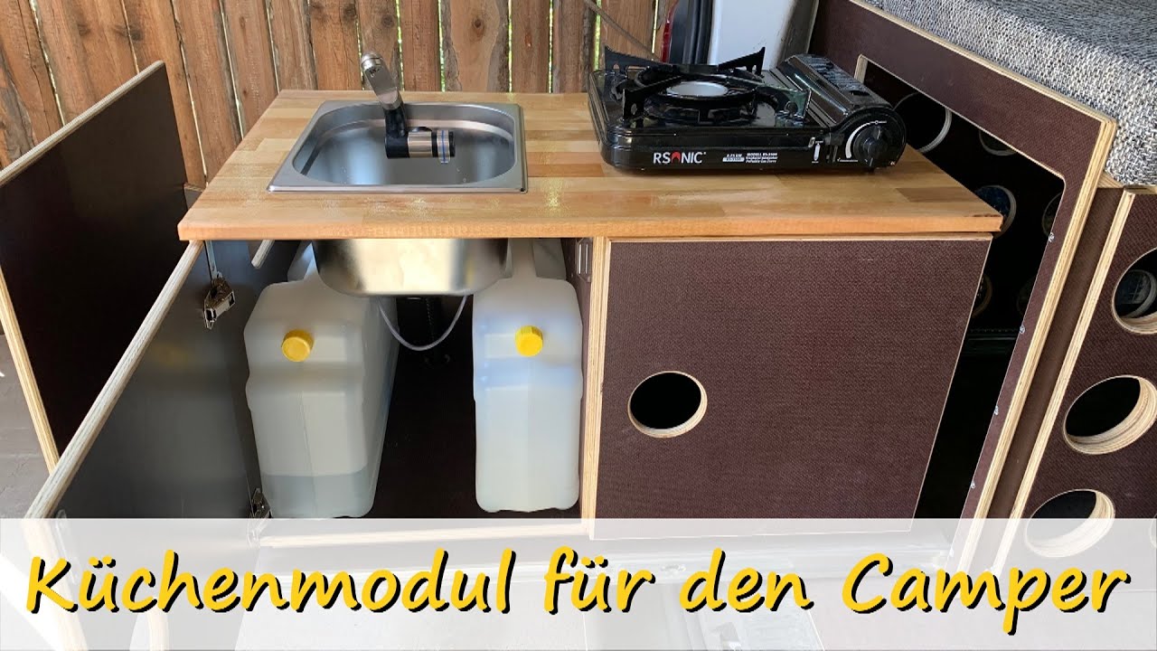 Küchenmodul für den VW T5/6 Camper selbst bauen // Camper Umbau // Teil 15 // Eigenbau // Campervan
