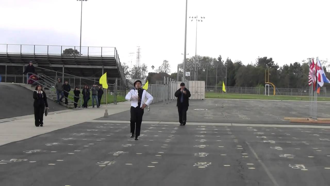 Luis Moreno - WDMA Drum Major Competition @ South El Monte - February 19, 2011