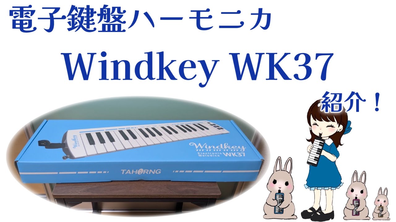 【電子鍵盤ハーモニカ】電子鍵盤ハーモニカ Windkey  WK37　買いました♪