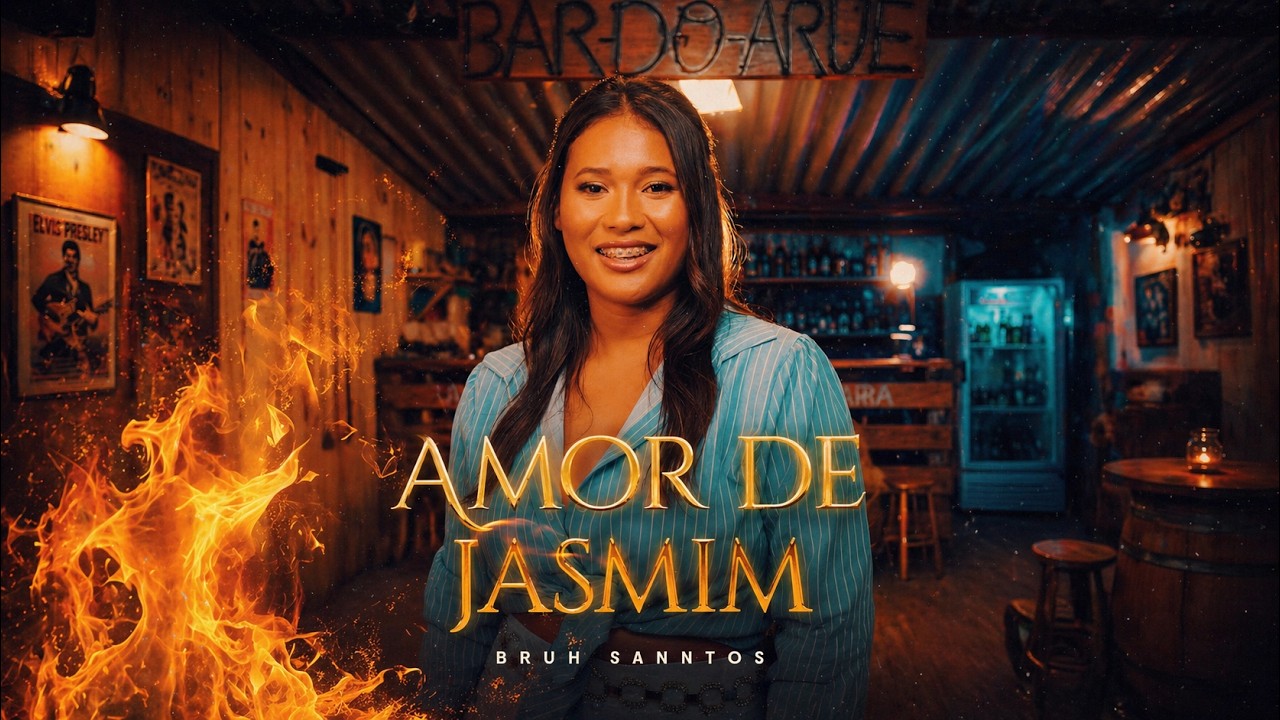 AMOR DE JASMIM - Bruh Sanntos | Clipe Oficial no BAR DO ARUEIRA