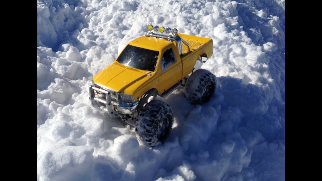 Kingfly Aluminum RC Snow Plow Set For 1:10 Tamiya Trucks – Hilux, Tundra, F350