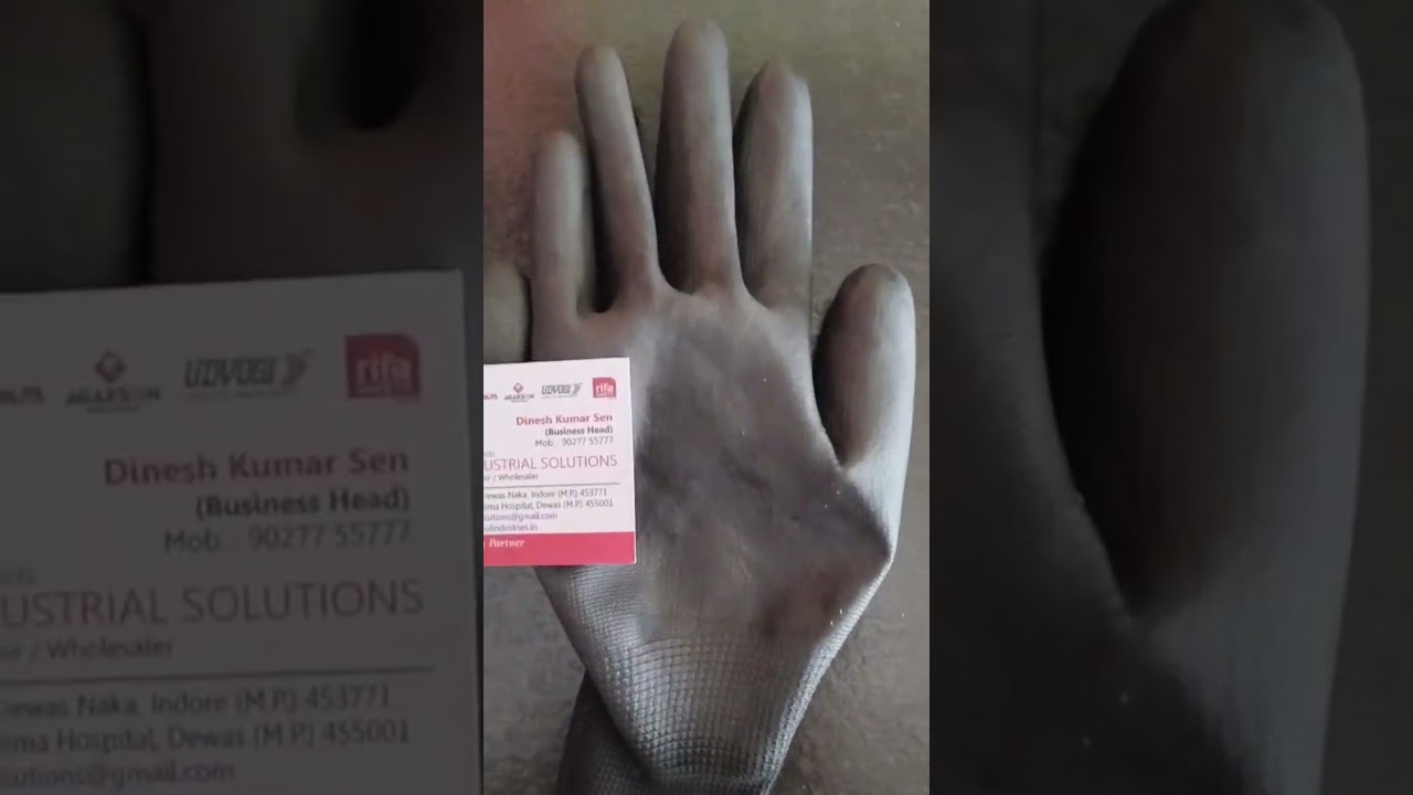 Pu coated  Hansd glove